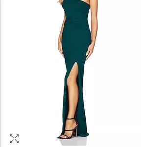 Nookie lust one shoulder gown